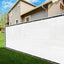 Rejilla privacidad valla 5x10ft blanco con cremallera