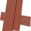 Barras pegamento caliente EVA marrón 24uds 0.27" x8"