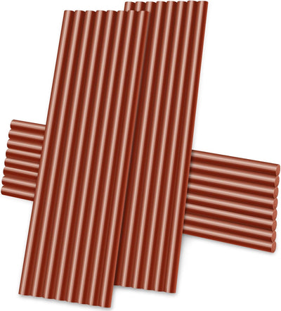 Barras pegamento caliente EVA marrón 24uds 0.27" x8"