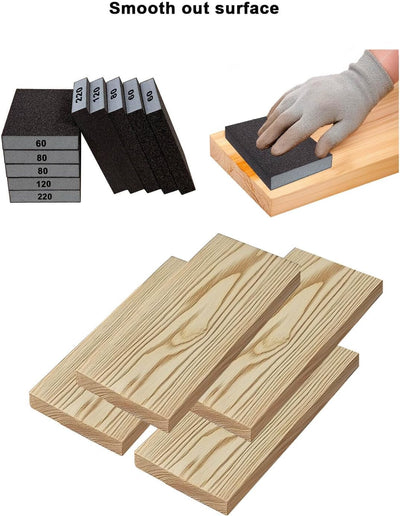 Esponja papel lija 220 grano 10uds para madera metal yeso
