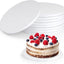 Tambores tartas 10pulg base cartón 1/2pulg 10uds blanco