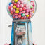 Maquina de caramelos canvas 30x45pulg art retro