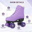 Patines de Cuero PU con Ruedas Iluminadas Unisex para Niños