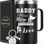 Taza café aislada 20oz con llavero color negro
