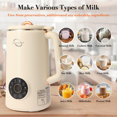 Máquina 8en1 para leche vegetal 34oz con delaystart