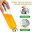 Botellas vidrio 24oz con tapa acero inox set