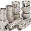 Kit 6 piezas adaptador BNC macho/hembra RF coaxial