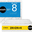 Filtro aire 24x24x4 MERV 8 pack 4 para HVAC control polvo alergias