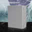 Caja conexiones plástico ABS IP65 15.7x11.8x7pulg