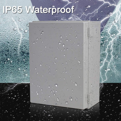 Caja conexiones plástico ABS IP65 15.7x11.8x7pulg