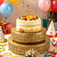 3 Pzas Soportes Metal para Cupcakes Dorado