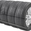 Estante pared neumáticos acero negro 31-56pulg 400lb
