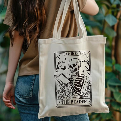 2 bolsas lona regalo mujer lectores club libros