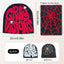 Gorro punto doble capa telaraña para hombre mujer