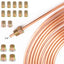 2 Set Kit Líneas Freno 3/16" Cobre Flex Con Accesorios