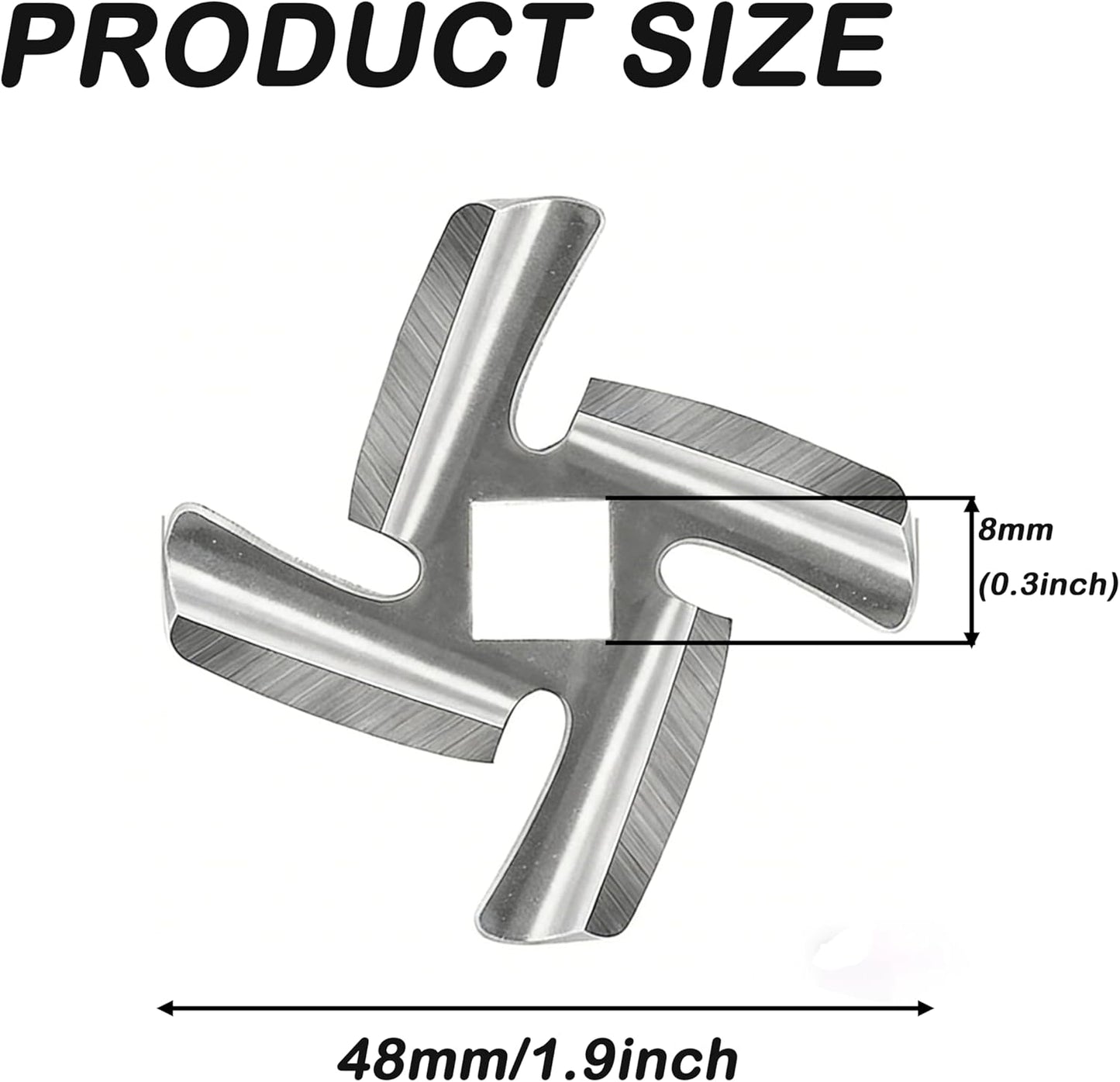 Cuchilla acero inox para picadora Kitchenaid y repuestos