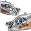 Set faros delanteros izq y der comp Toyota Yaris