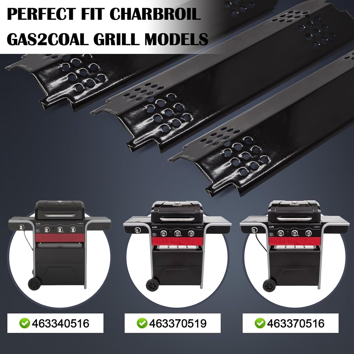 Parrillas y placas calor Grill Charbroil Gas2coal