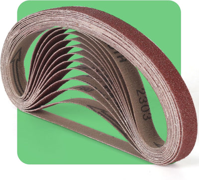 24 Pzas Correas Lijado 1/2x18pulg para Work Sharp 60-400