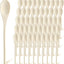 50 Cucharas Madera 10pulg para Hornear Mezclar Servir