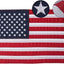 Bandera estadounidense 12x18" con estrellas y rayas cosidas