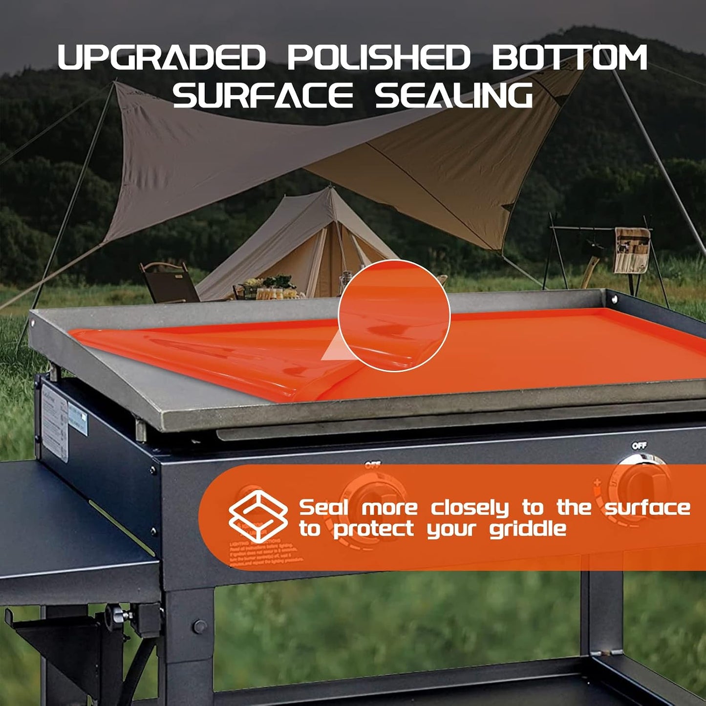 Tapete silicona Blackstone 28pulg naranja