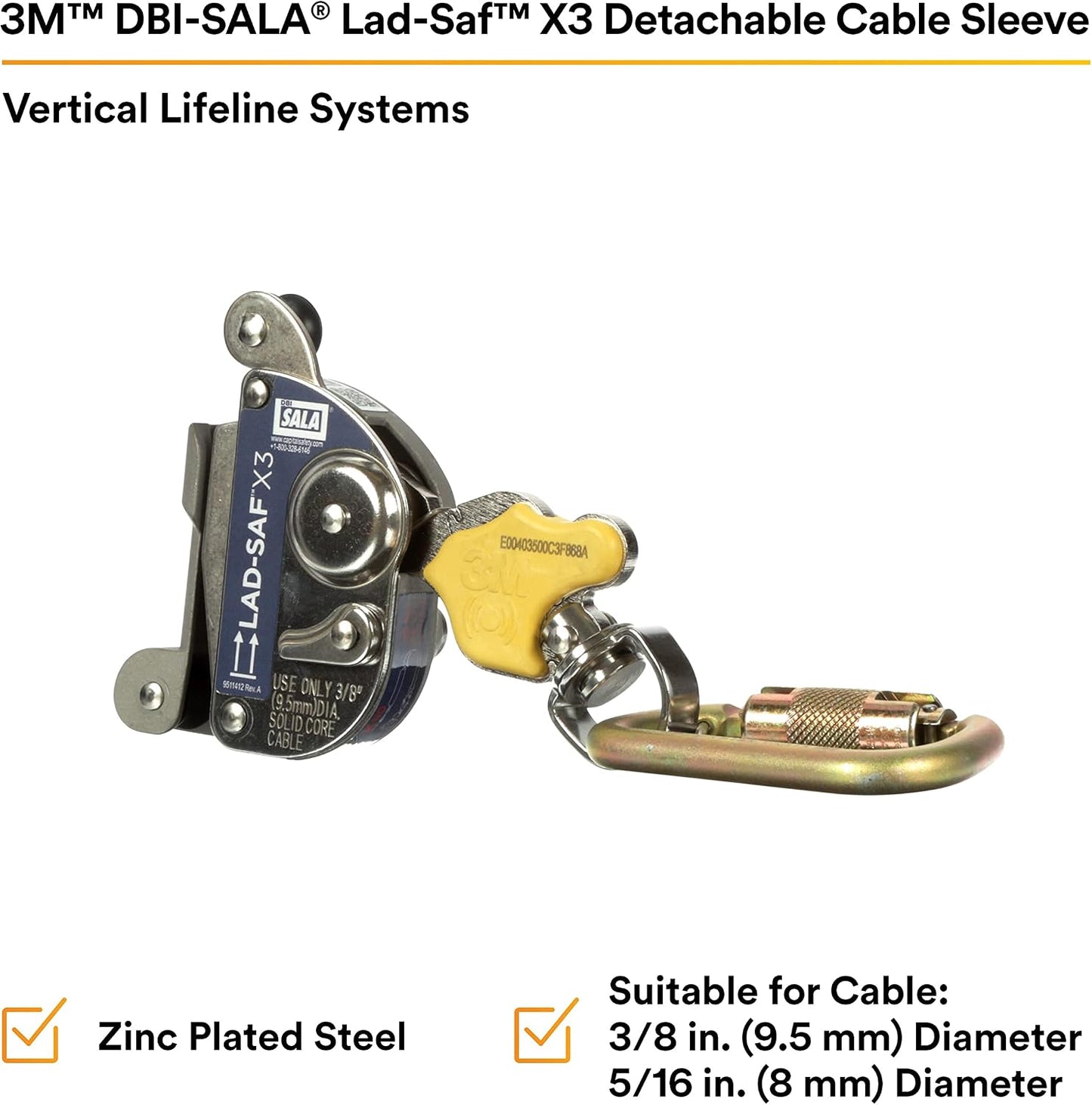 Funda para cable 3M DBI-SALA AmarilloAzul