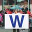 Bandera Chicago W Win 3x5ft poliéster con ojales latón