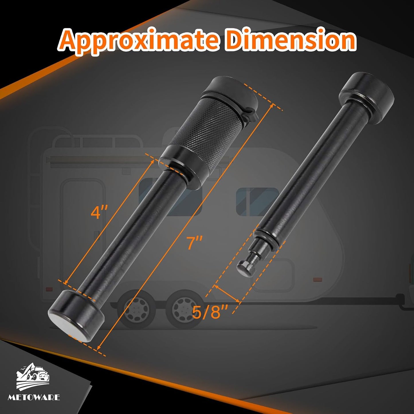 Cerradura enganche remolque clase III-IV-V 2-3 1/2
