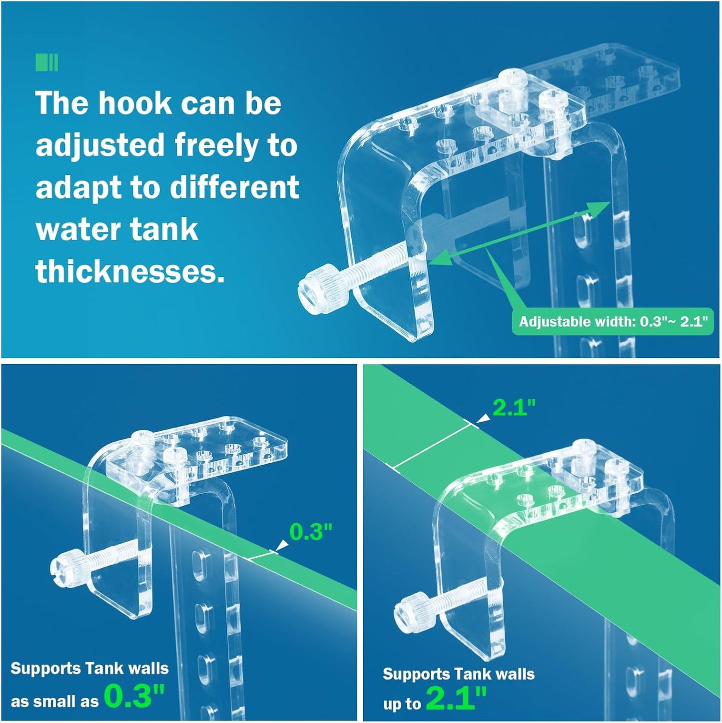 Plataforma ajustable para tortugas acuáticas 13x6.9 pulg