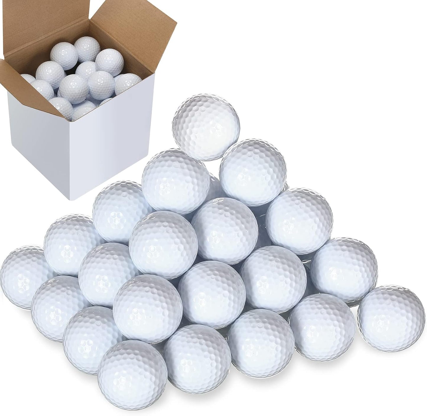 Pelotas golf práctica 1.59oz goma sólida rebote alto