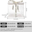 Caja transparente tartas 10x10" set 2 blanco