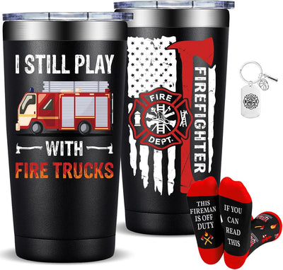 Taza regalo para bomberos y bomberas retiradas