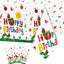 Mantel de plástico para cumpleaños de 1 año Very Hungry Bug 54x108 cm