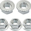 Tuercas hexagonales M10 acero inox 304 5 Uds