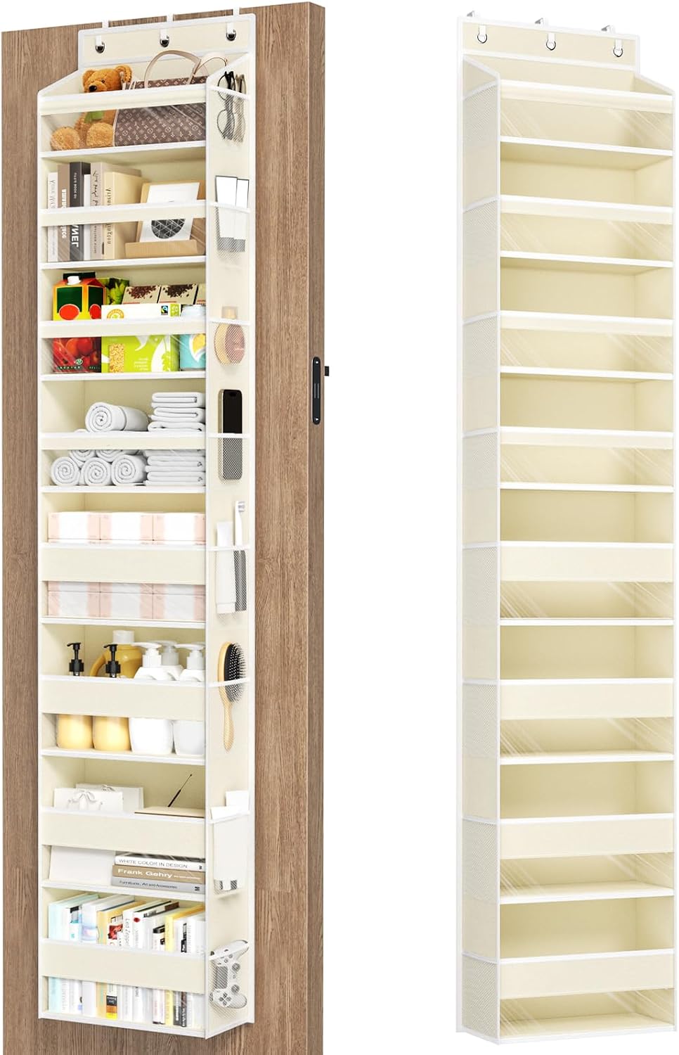 Organiz. puerta 8 estantes con 8 bolsillos gran capacidad
