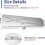 Estante esquinero ducha 12" acero inox 304