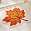 Alfombra baño microfibra plantas diseño natural antiderrap