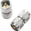 Conector UHF PL259 macho a macho 2 unids adaptador RF antena CB Ham