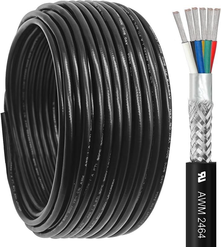 Cable blindado 22/6 100pies para CNC y 3D