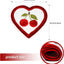 Alfombra ducha microfibra antiderrap forma corazón 25.6x23.6pulg