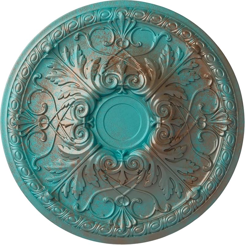 Medallón techo Tristán 26" Pátina verde cobre