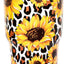 Vaso térmico acero inox con tapa regalo girasol