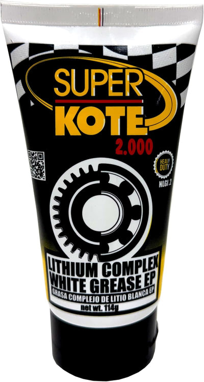 Grasa litio compleja lubricante blanco 114g