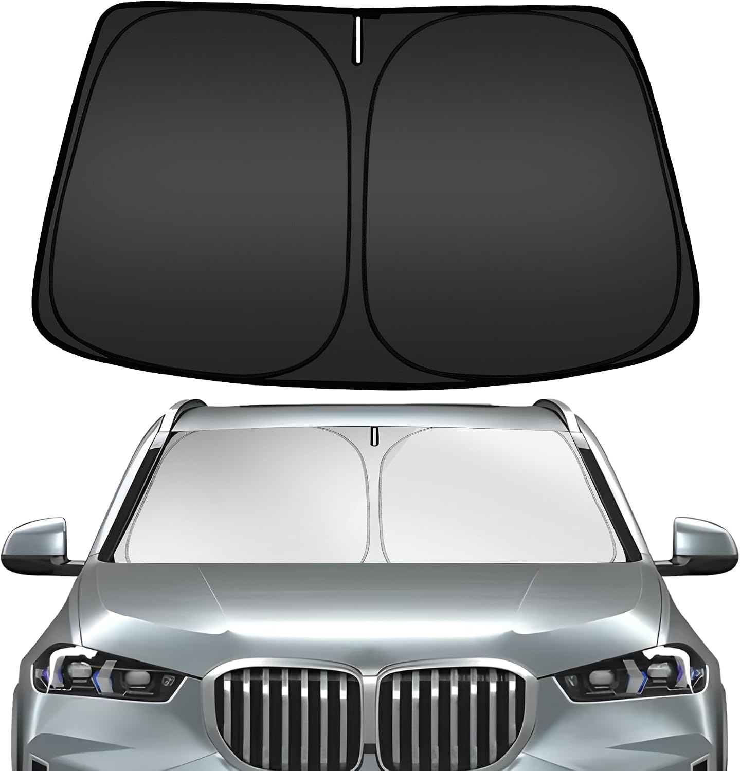 Parasol parabrisas BMW X5 19-26 plegable bloquea UV