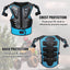 Chaleco motocross niños protege espalda pecho hombros