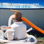 Manguera retrolavado piscina 100ft x 2pulg PVC resistente
