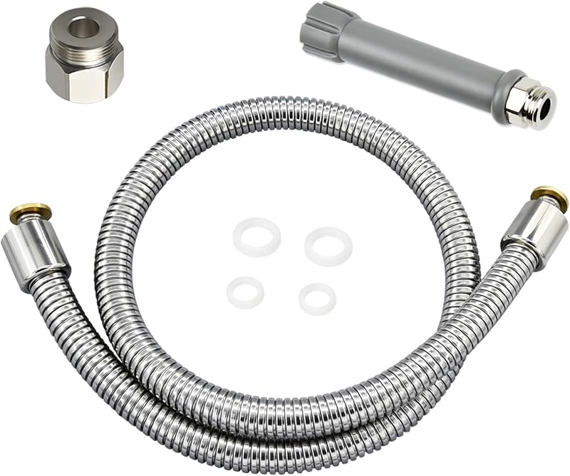 Manguera preenjuague T&S 44pulg acero inox con mango