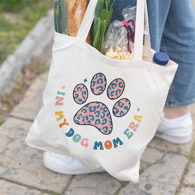 Bolsas lona reutilizables para amantes de perros