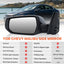 Espejo lateral conductor Chevy Malibu plegable manual negro